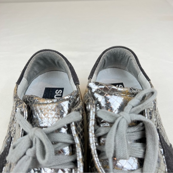 GOLDEN GOOSE Leather Animal Print Sneakers, Size 37 EU - Picture 7 of 15